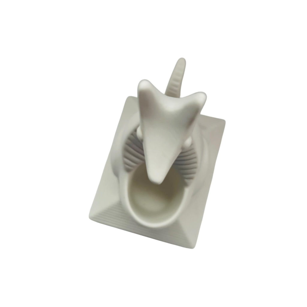 Jonathan Adler White Porcelain Kangaroo Animal Match Strike Holder