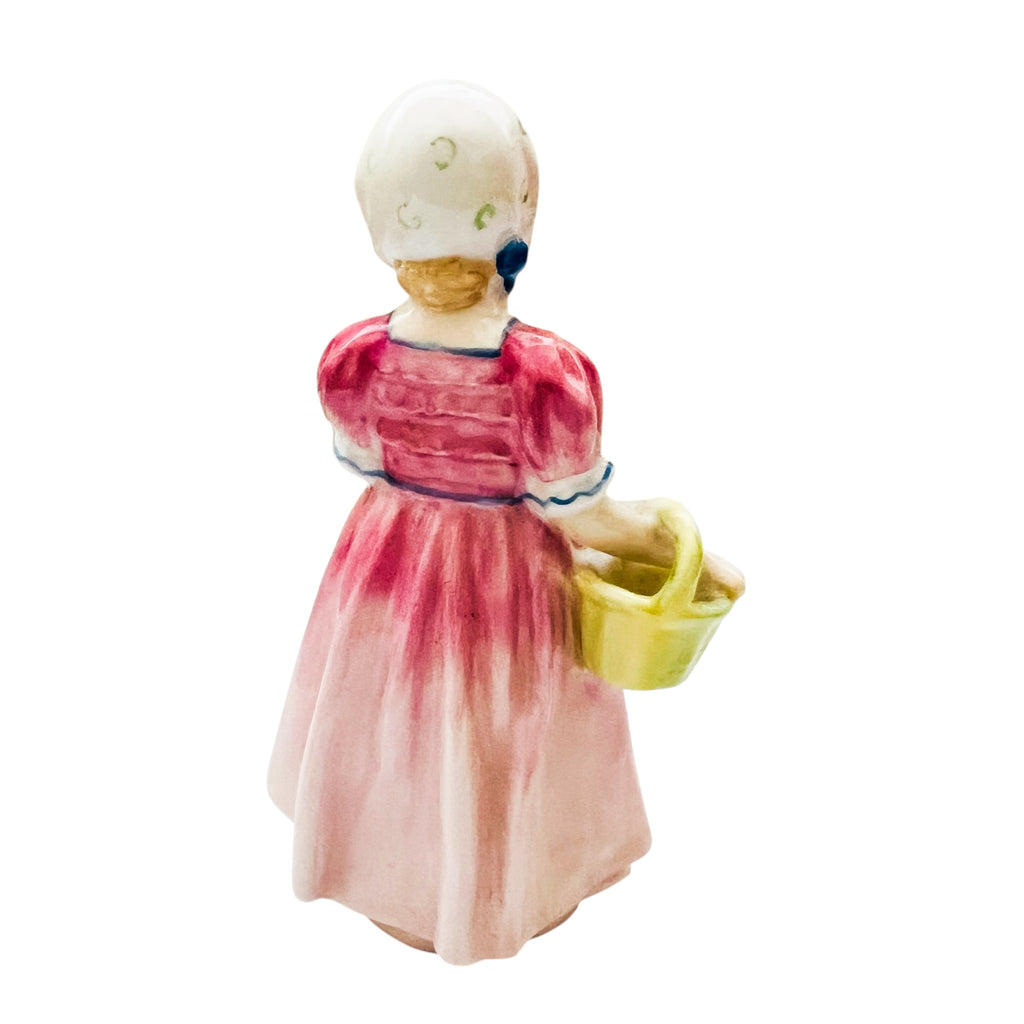 Vintage Royal Doulton Tinkle Bell Girl with Basket Figurine