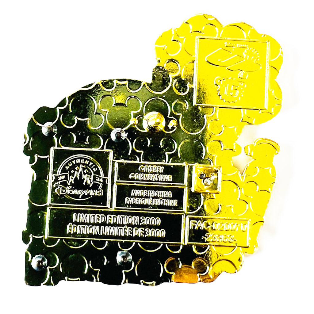 Disney Pixar Carl & Ellie UP Balloon Cart 15th Anniversary Pin LE 3000