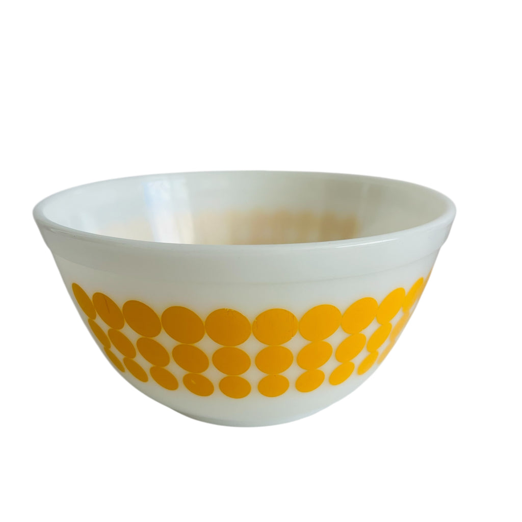 Vintage PYREX Yellow Dot Mixing Bowl