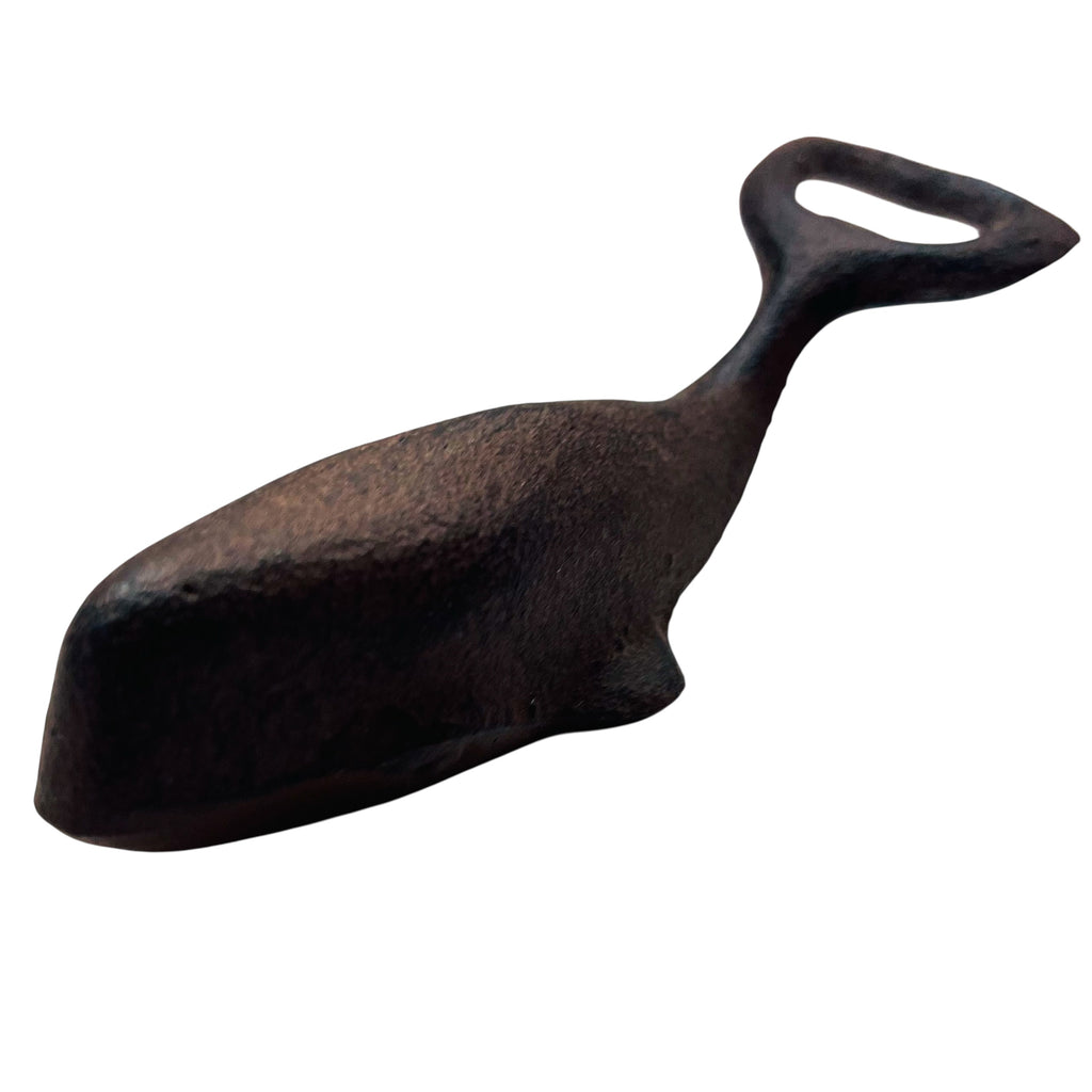 Vintage Cast Iron Rustic Nautical Whale Bottle Opener