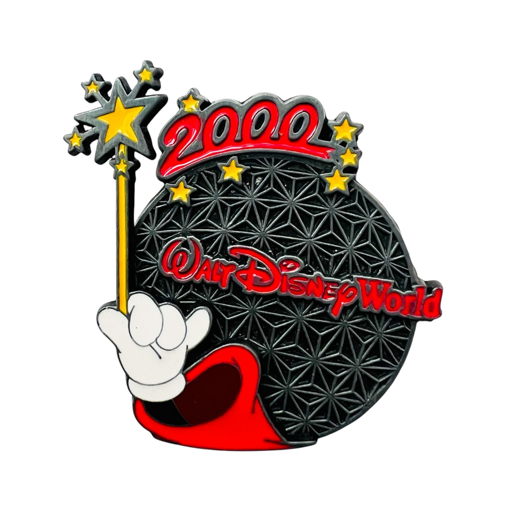 WDW Walt Disney World 2000 Epcot Mickey Hand & Wand Pin