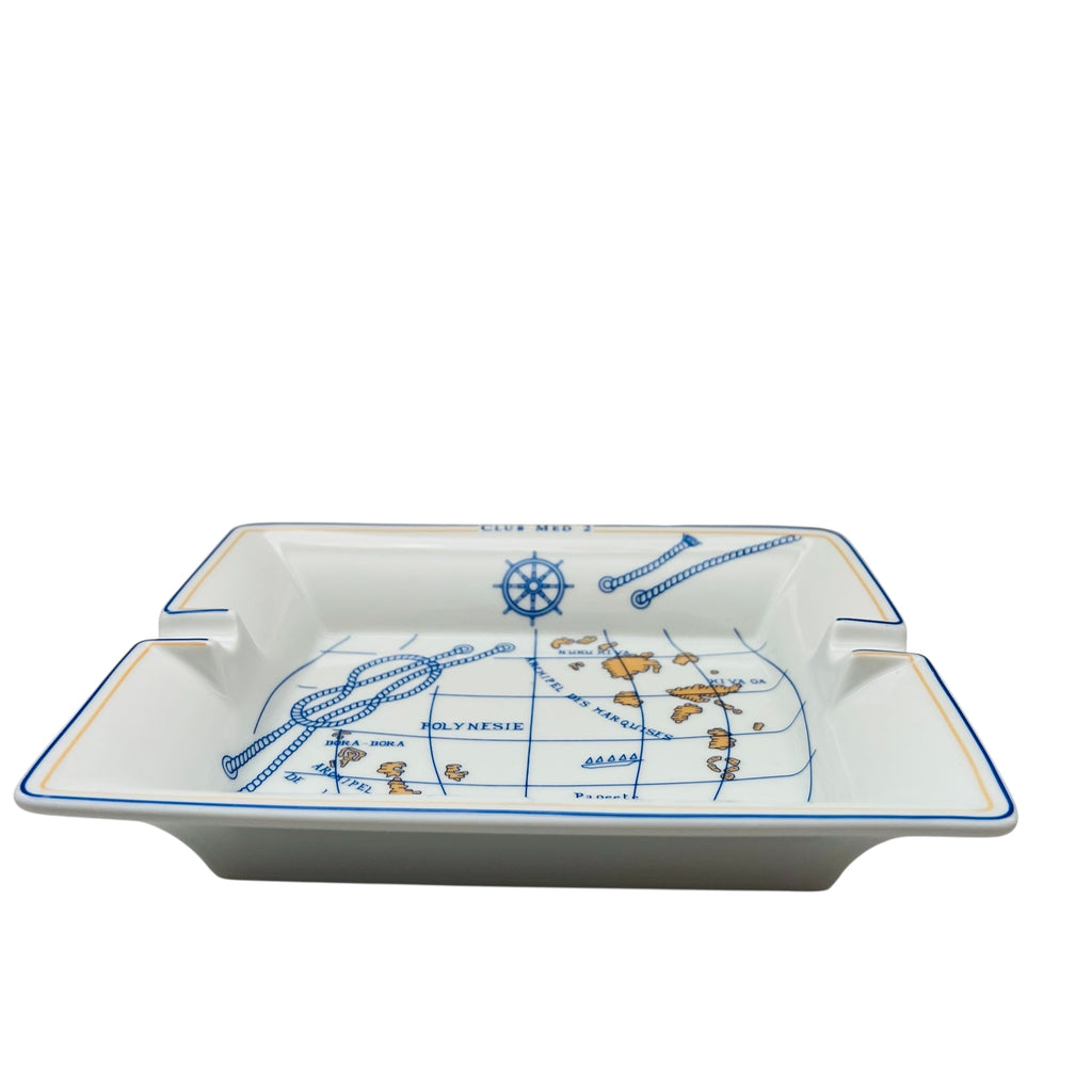 Club Med 2 FRANCE Nautical Arioria Limoges Ashtray