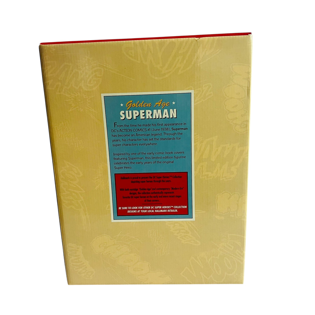 Superman DC Man Of Steel Golden Age Limited Edition 10128/14500 1996 Figurine
