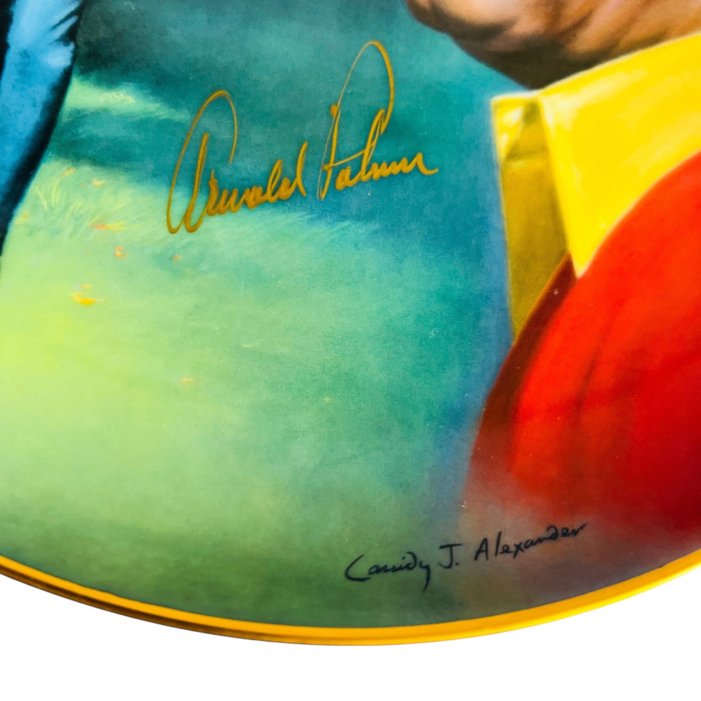 Arnold Palmer Athlete of the Decade by Hackett Golf Legend Decorative Plate