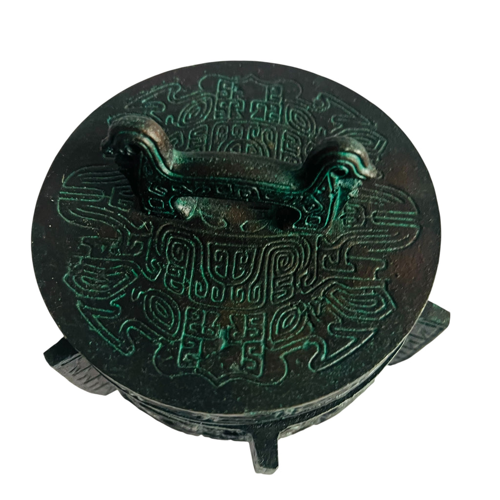 Vintage Legacy Collection Footed Ashtray with Lid