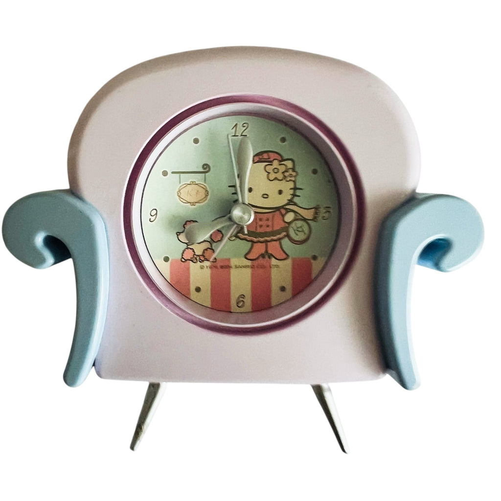 Vintage Sanrio Hello Kitty 2004 Couch Collectible Mini Alarm Clock Rare