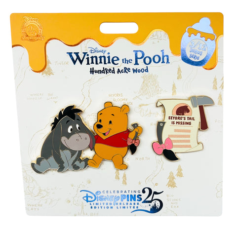 Disney Winnie The Pooh Hundred Acre Wood Series Eeyore 2025 3/12 Pin Set