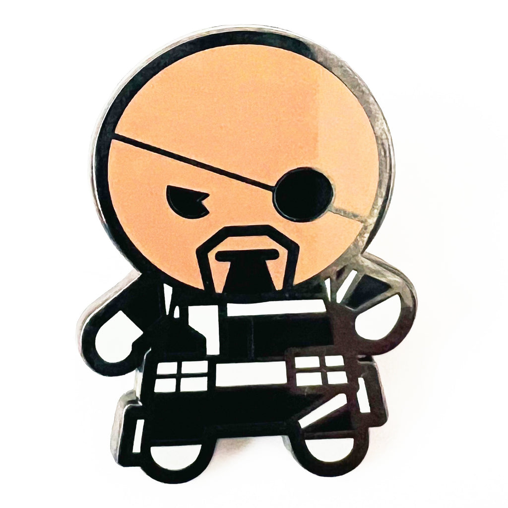 Disney Marvel Avengers Nick Fury Kawaii Art Mystery Pin