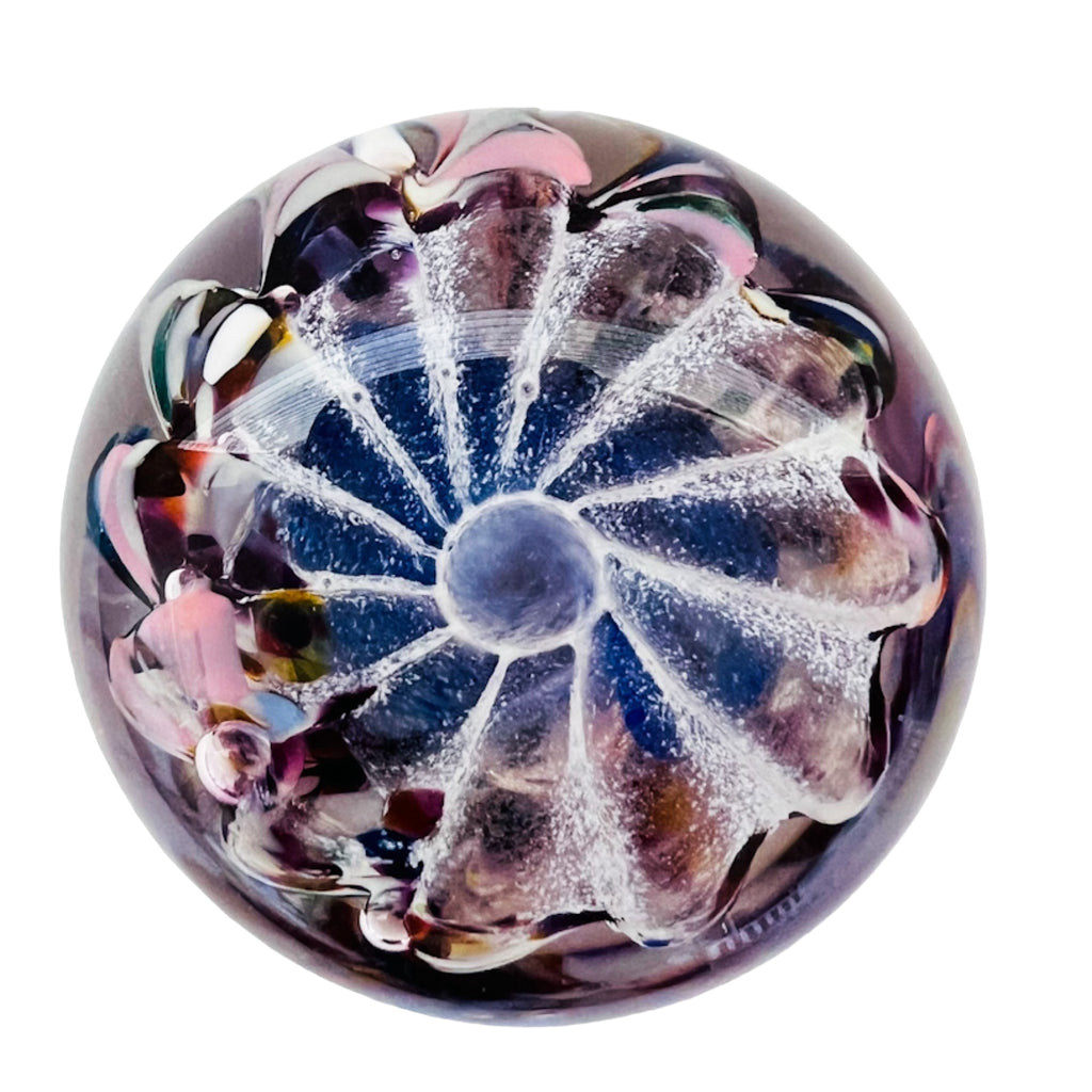 Vintage Art Glass Scramble Paperweight