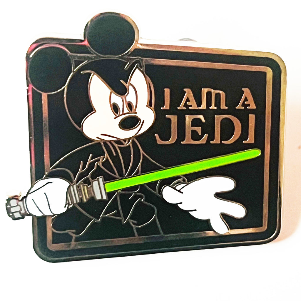 Disney Mickey Mouse As Jedi Luke Skywalker Pin