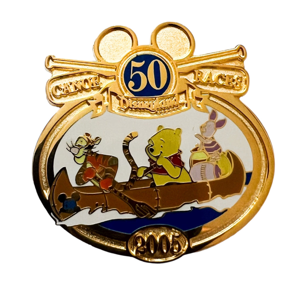Disneyland 50th Anniversary 2005 Cast Exclusive Canoe Races LE 1000 Disney Pin