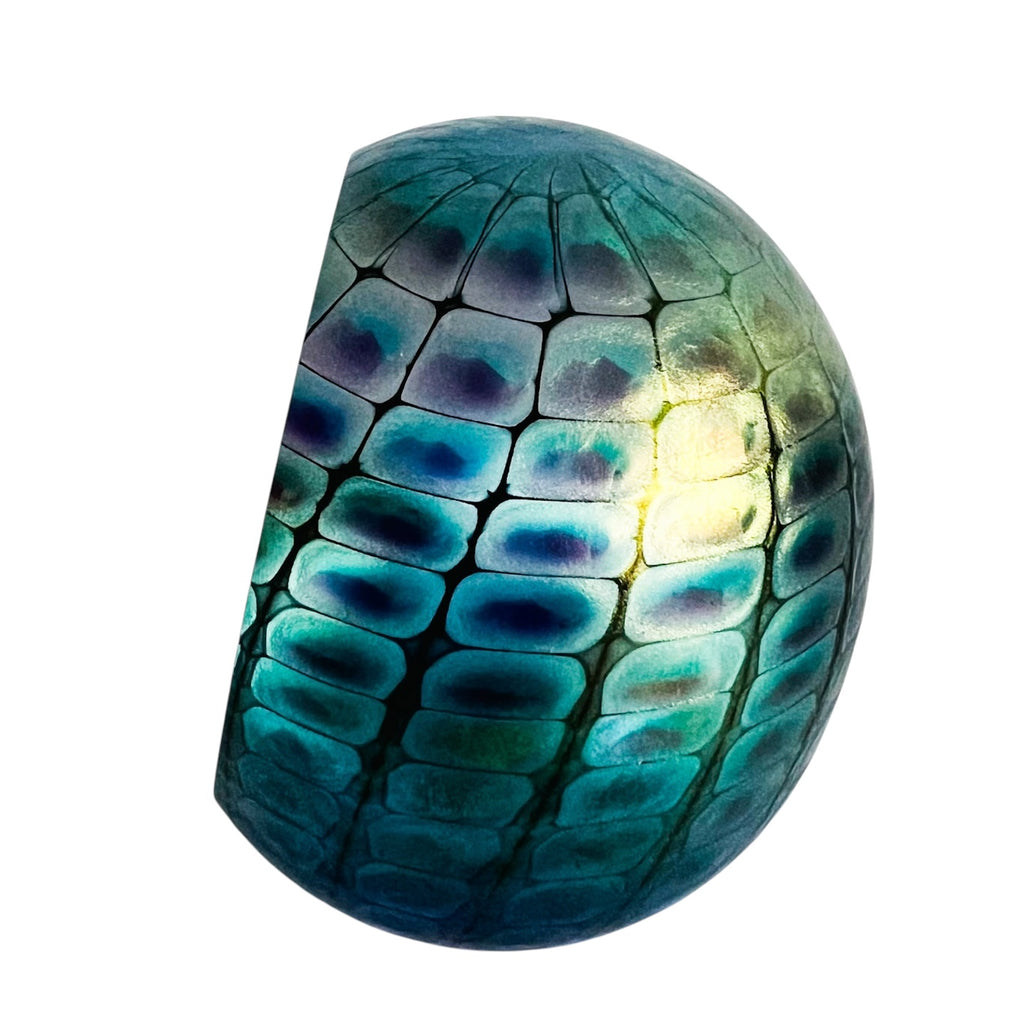 Vintage Studio Art Glass Artist Signed Thomas Philabaum Paperweight