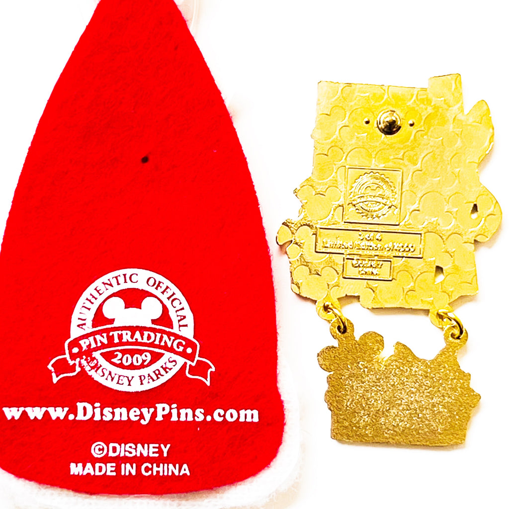 Disney Merry Christmas 2009 Tinker Bell Santa Hat LE 4000 Ornament Pin