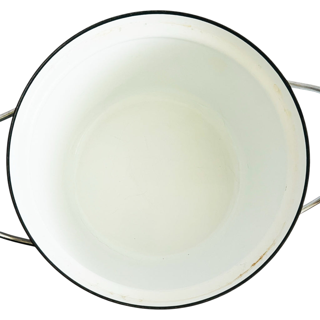 Cathrineholm Midcentury Cobalt Blue Lotus Dutch Oven Pot with Lid