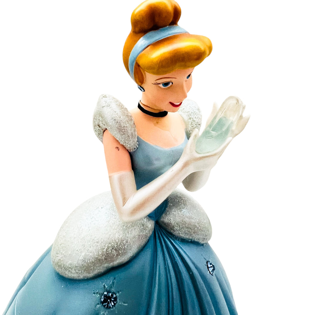 Disney Parks Princess Cinderella Rhinestone Trinket Box Figurine