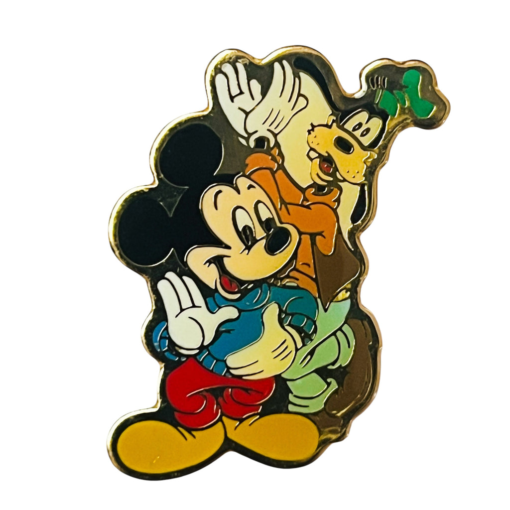 Vintage Disney Mickey Mouse & Goofy Pin