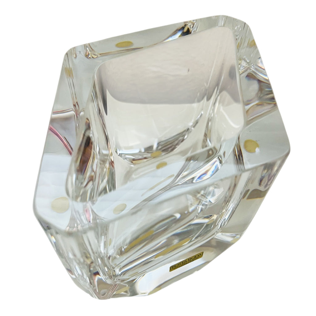 Kosta Boda Full Lead Crystal Art Glass Sweden Bowl