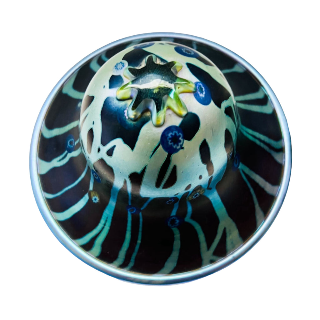 Vintage Carl Radke Phoenix Studios Signed Art Glass Table Lamp