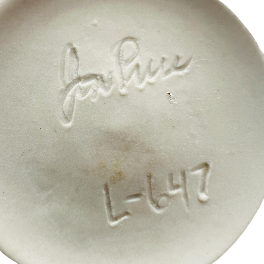 Jon Price Studio Art Pottery Rust & Blue Crystalline Glaze Signed Vase