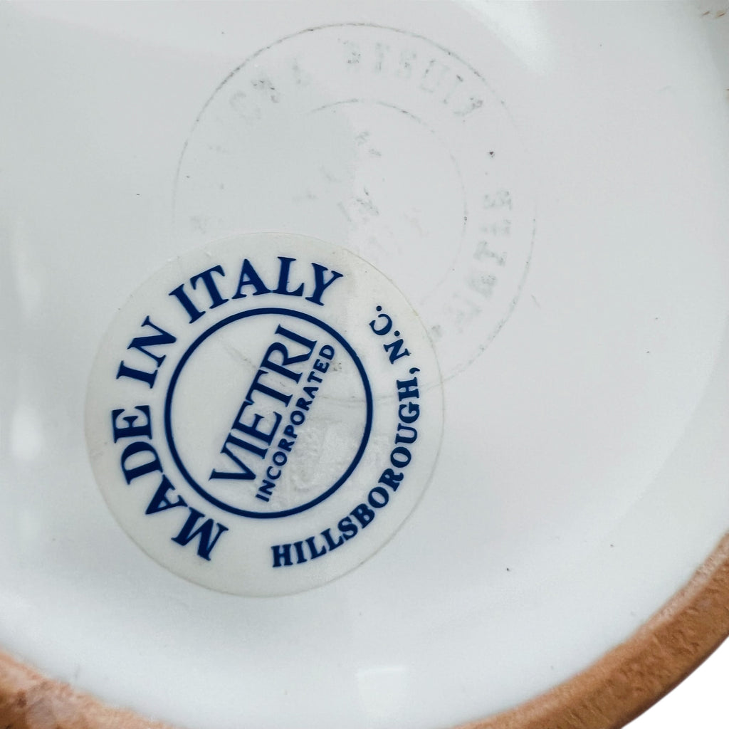 Vietri Italy Kissing Fish Tail Handle Mugs -Set of 2