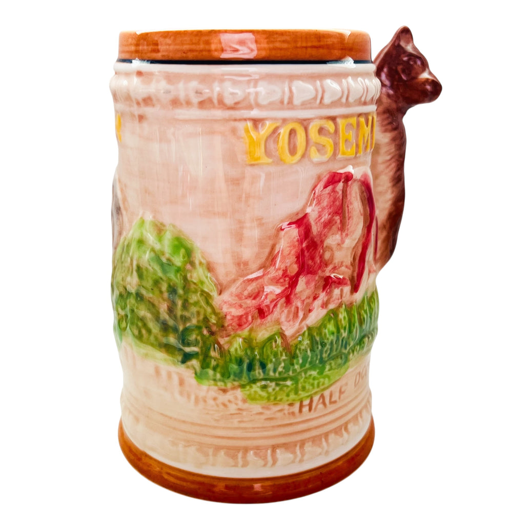 Vintage Yosemite Half Dome El Capitan Bear Handle Mug