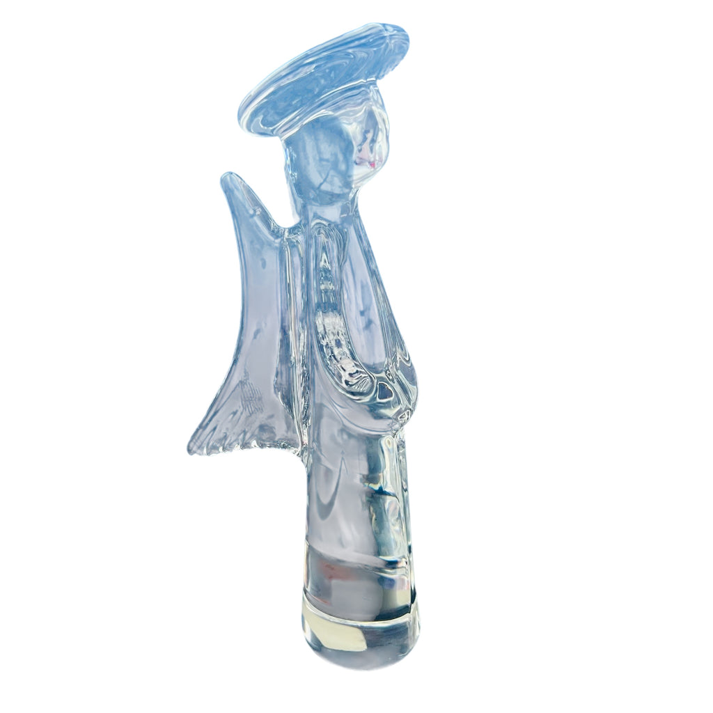 The Toscany Collection Nativity Angel 24% Lead Crystal Solid Clear Glass