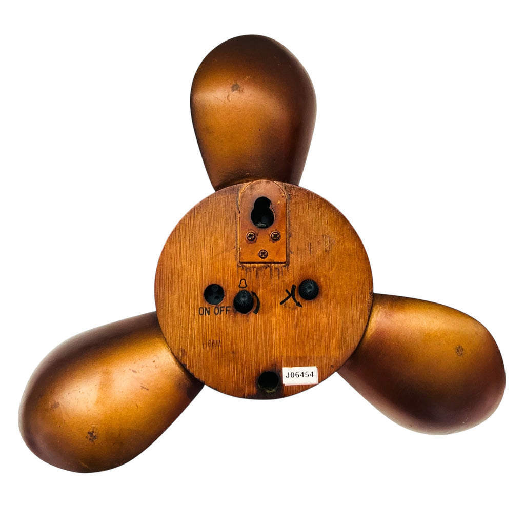 Disney Cruise Lines Howard Miller Propeller Alarm Clock Wall Hanging Signed