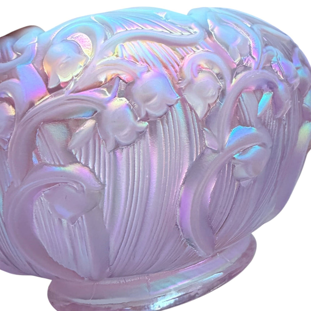 Fenton Cameo Opalescent "Lily of the Valley" Bowl