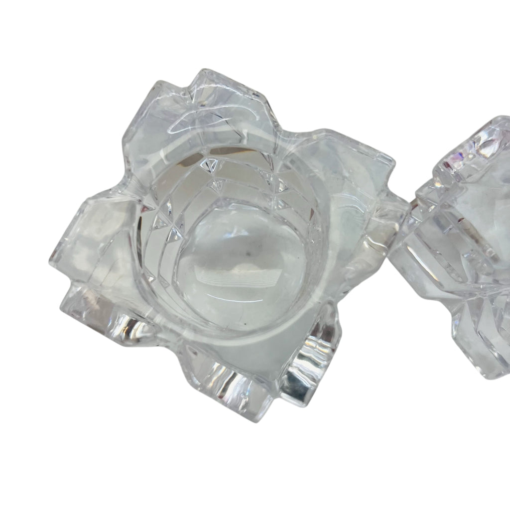 Skylight by MIKASA Clear Glass Votive Candle Holder Pair