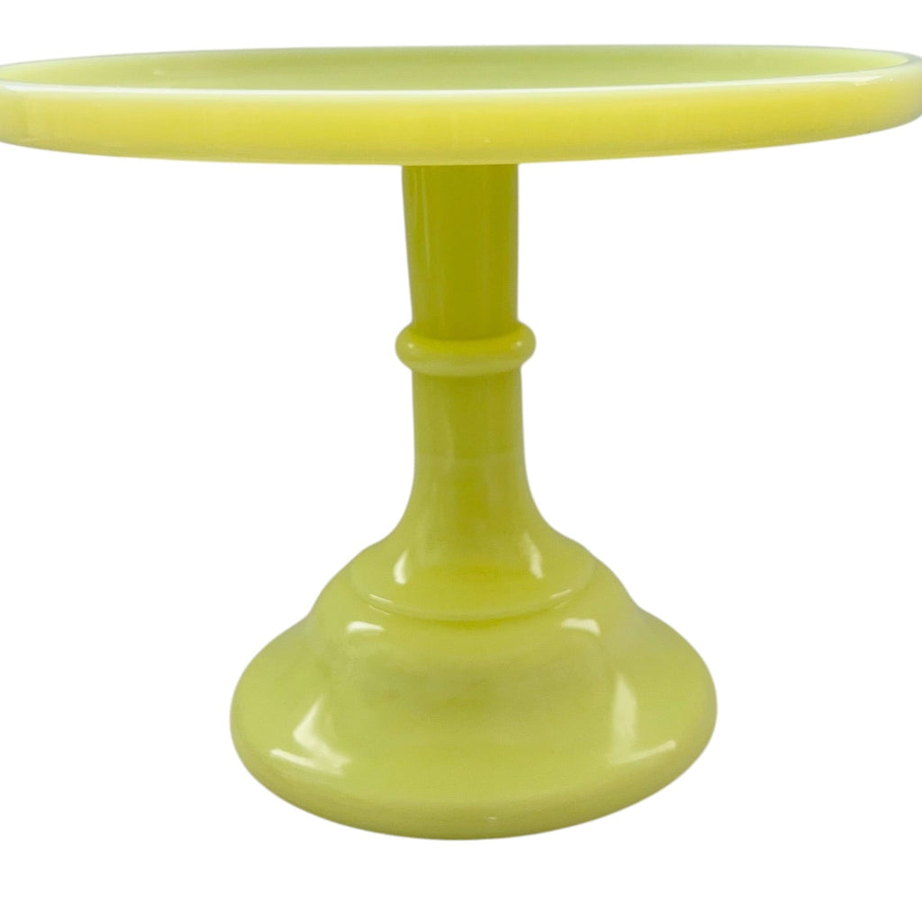 Mosser Butter Cream Glass Pedestal Cake Stand