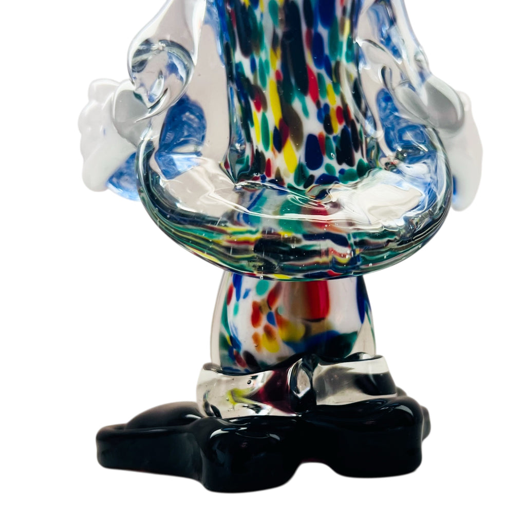 Vintage Murano Art Glass Hand Blown Clown Figurine