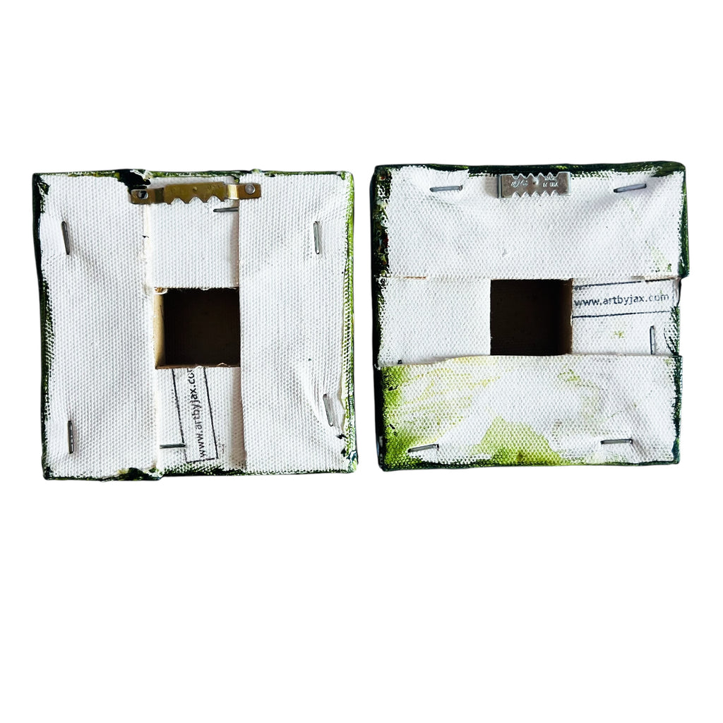 Art by Jax Frey Coffee & Beignets & Red Beans & Rice Mini Paintings