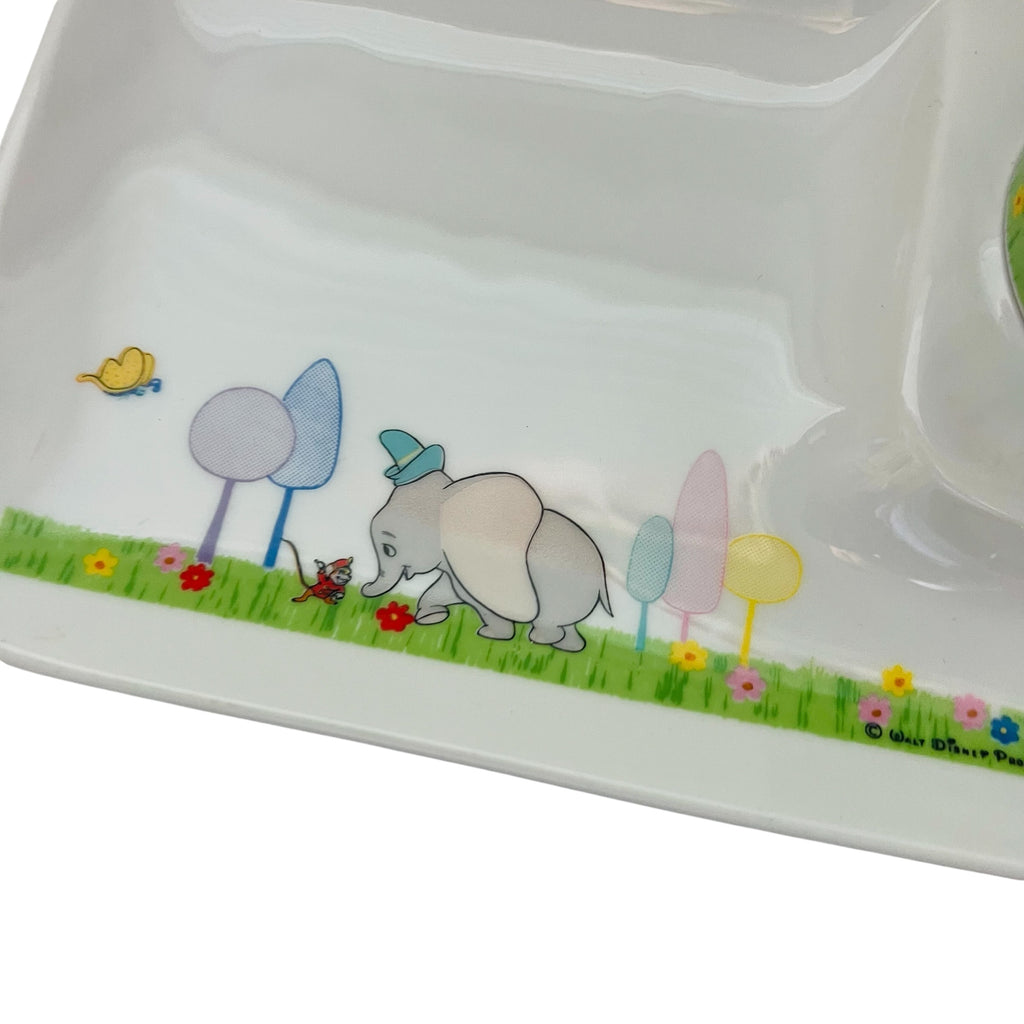 Vintage Walt Disney Productions JAPAN Porcelain Snack Plate & Cup Set