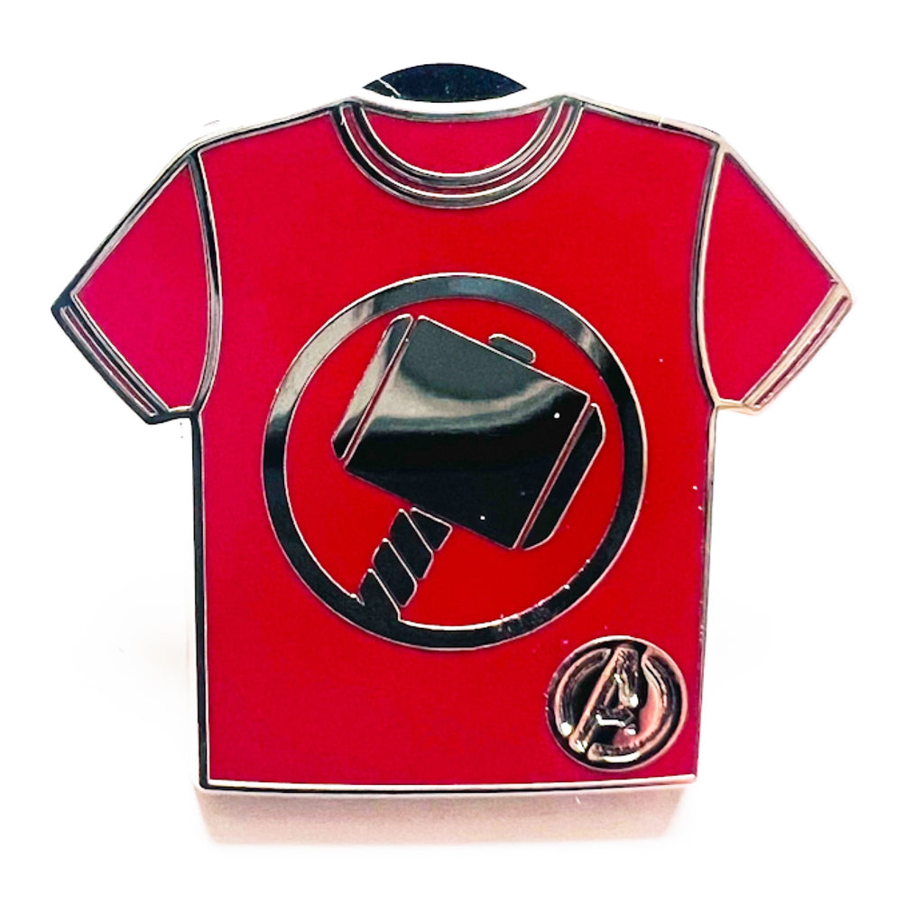 Disney DLR Thor T-Shirt Marvel Hidden Mickey Marvel Disneyland2024 Pin