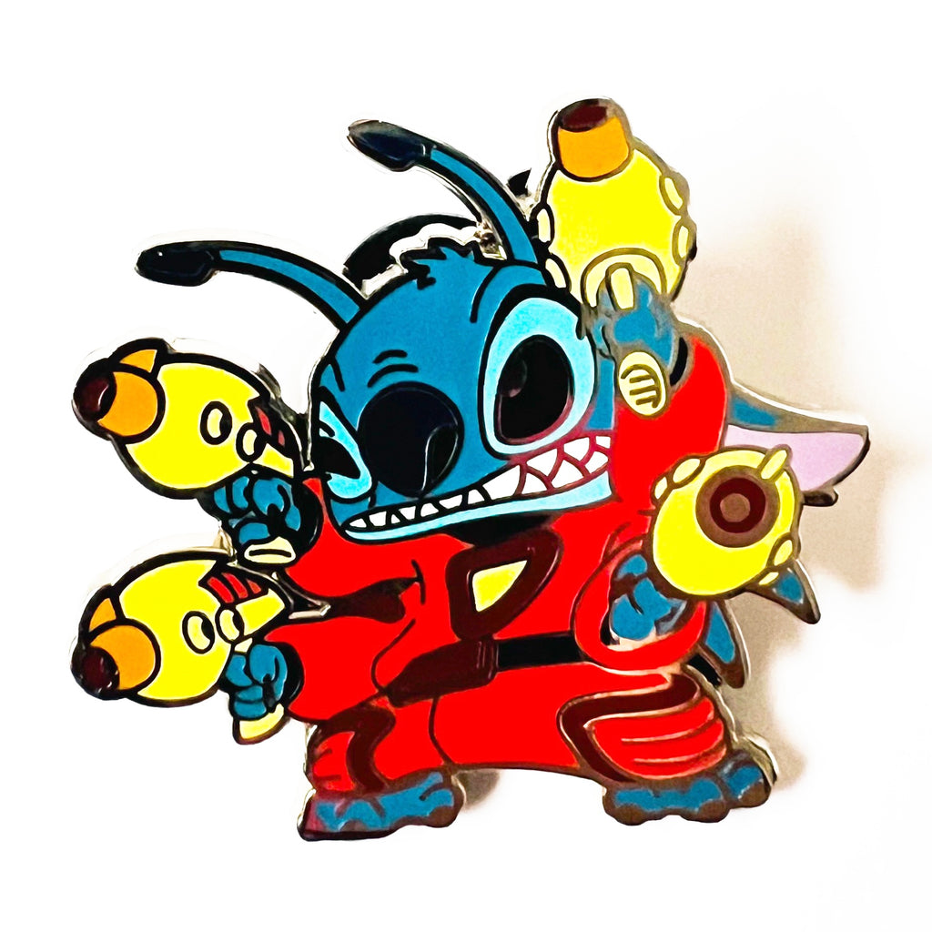 Disney Stitch Experiment 626 Red Alien with Lasers Pin