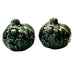 Vintage Green Pumpkins Salt & Pepper Shakers