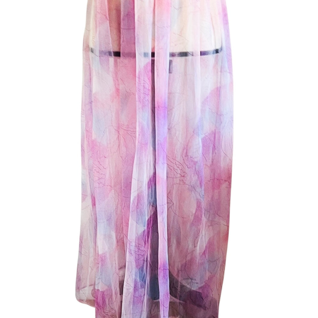 Vintage Lily of France by Rosa Puleo-Szule Sheer Nightgown & Robe Peignoir Set