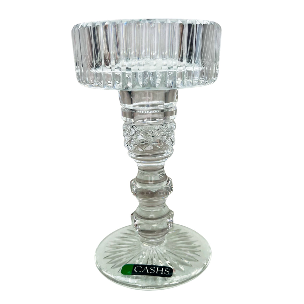 Vintage Cashs Crystal Candle Holder