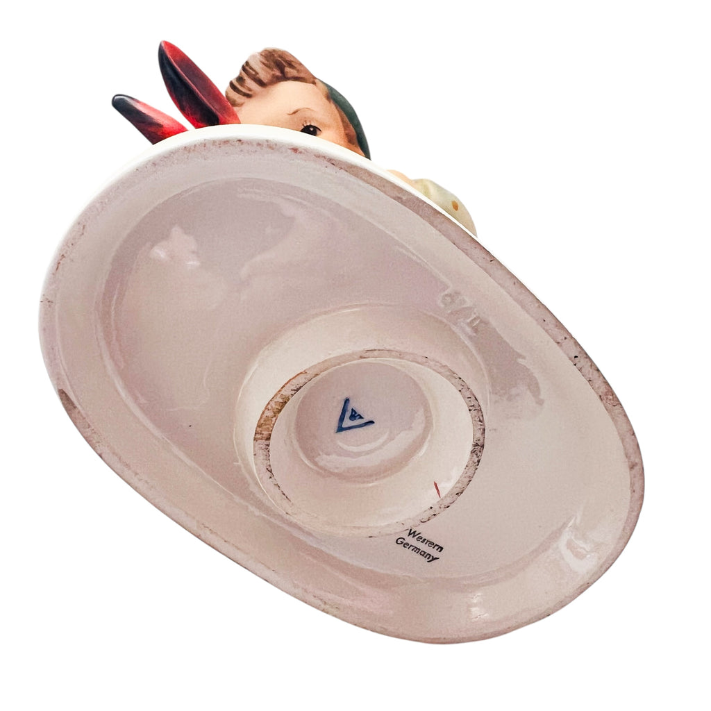 Vintage Hummel Sensitive Hunter Boy and Rabbit Western Germany Figurine