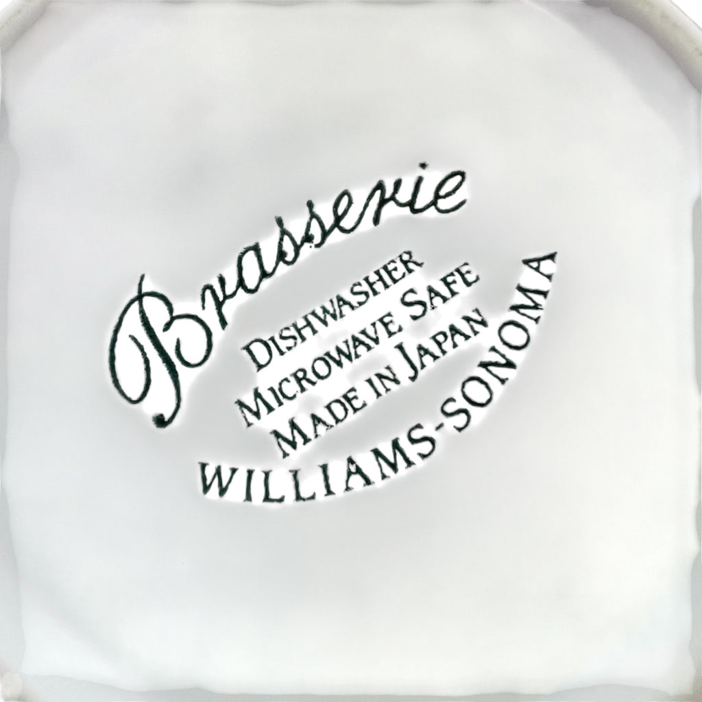 Williams Sonoma Brasserie Blue Dinner Plates Set of 4 & 3 Cups