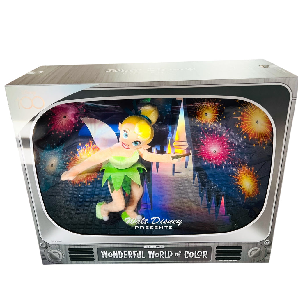 Disney 100 Years of Wonder Disney Presents Wonderful World of Color Tinkerbell Plush