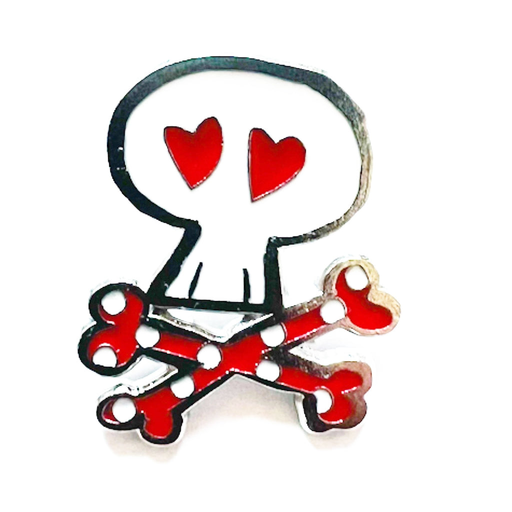 Disney Pirate Skull Crossbones Minnie Mouse Pin