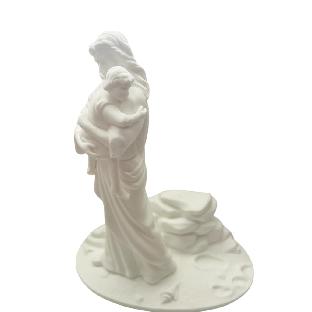 Vintage Lenox Foot Prints In The Sand Figurine 1994 Fine Bone China