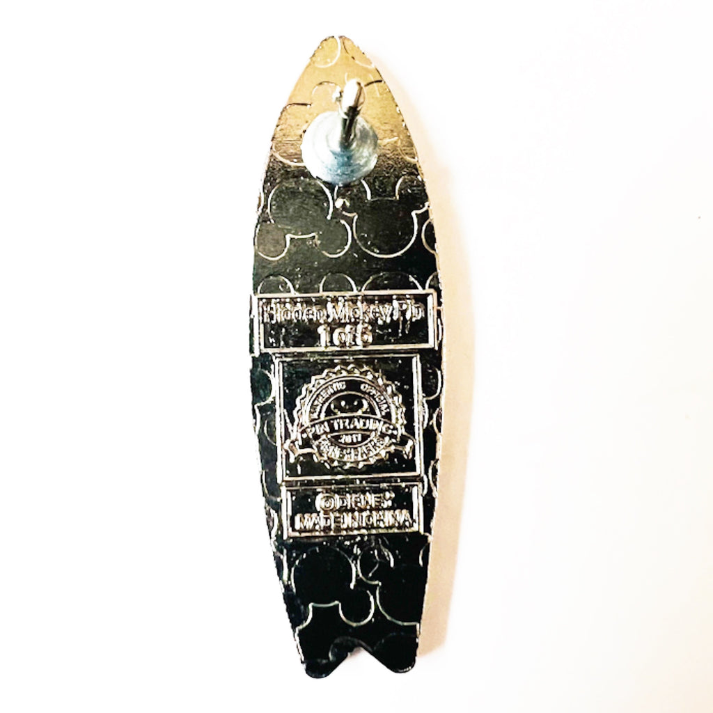 Disney Fantasia Sorcerer Surfboard Hidden Mickey Pin