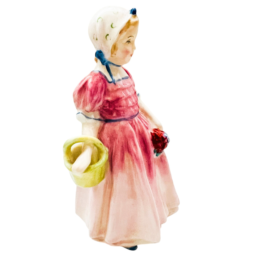 Vintage Royal Doulton Tinkle Bell Girl with Basket Figurine