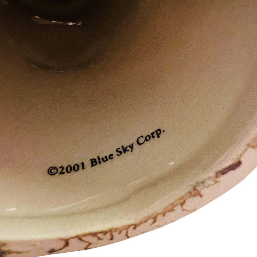 Blue Sky Clayworks Lighthouse Heather Goldminc 2001 Candle Holder