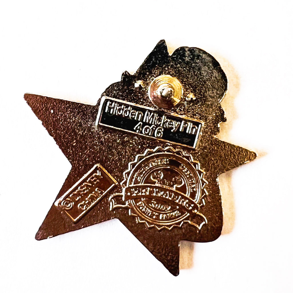 Disney Patriotic Star Salute Tinker Bell Hidden Mickey Pin