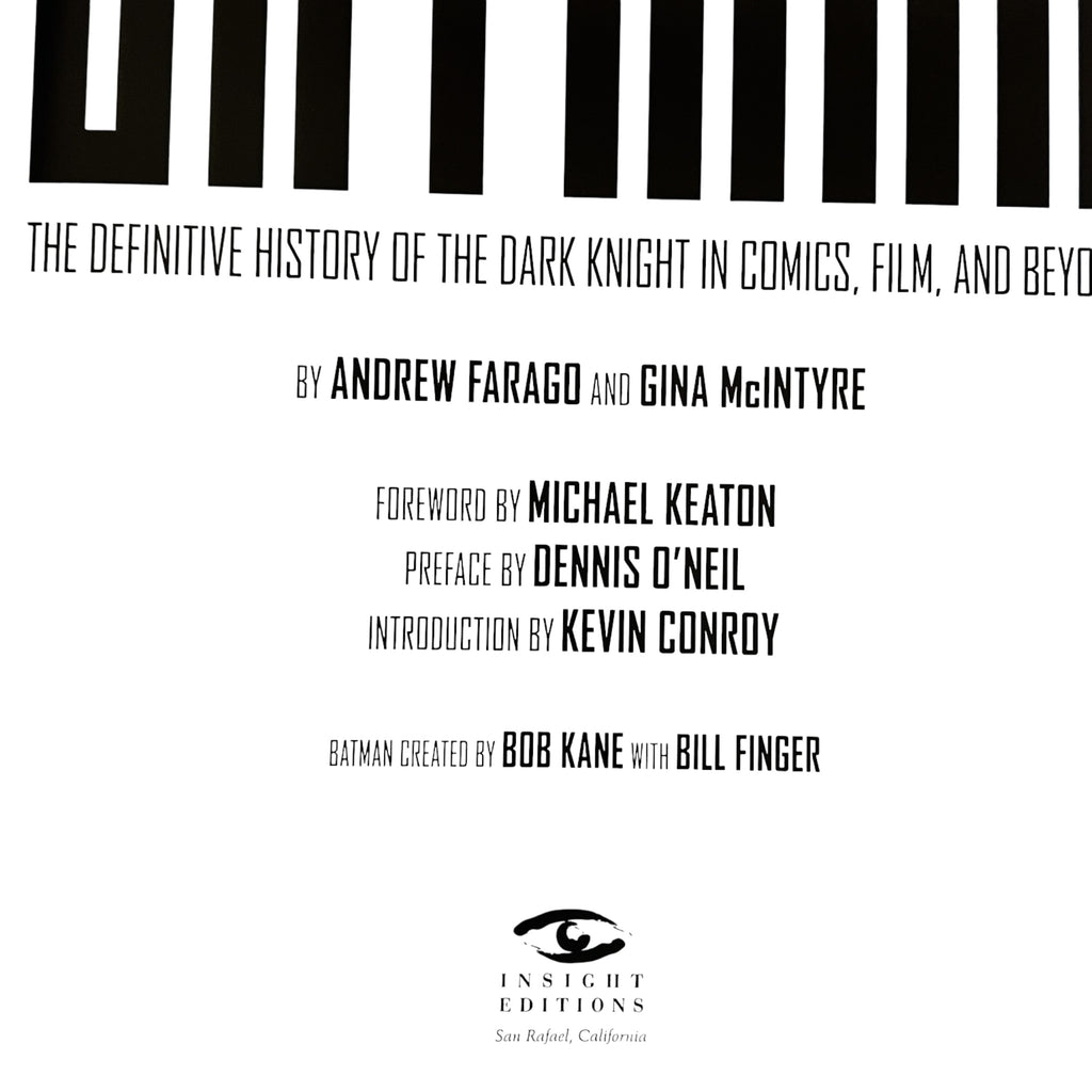 Batman The Definitive History Of The Dark Knight Hardcover Book