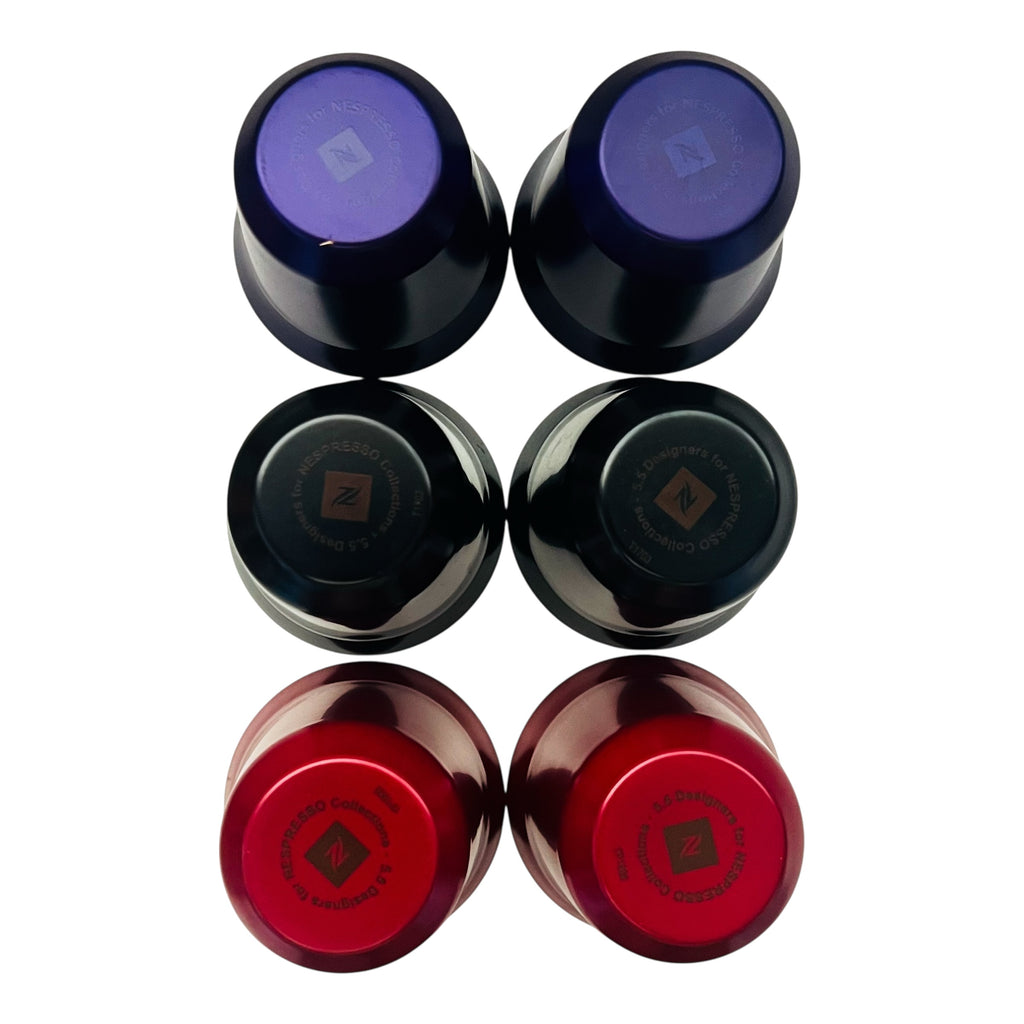 Nespresso 5.5 Designers Pixie Espresso Stainless Steel Cups